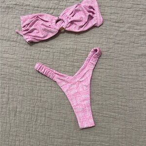 Kulani Kinis Pink Patterned Bikini